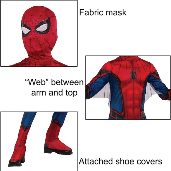 Marvel Spider-Man Far from Home Child's Spider-Man Costume & Mask - Picture 2 of 4